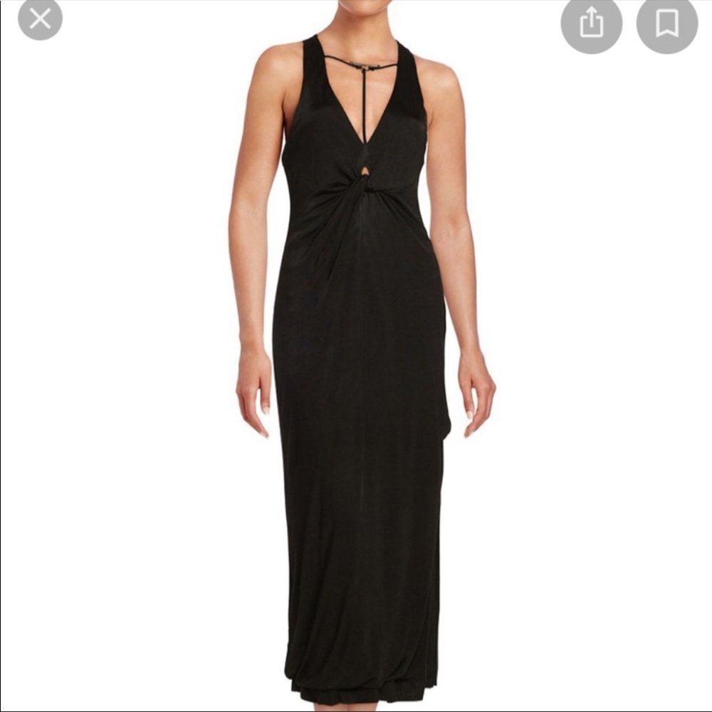 Free people black midi dress